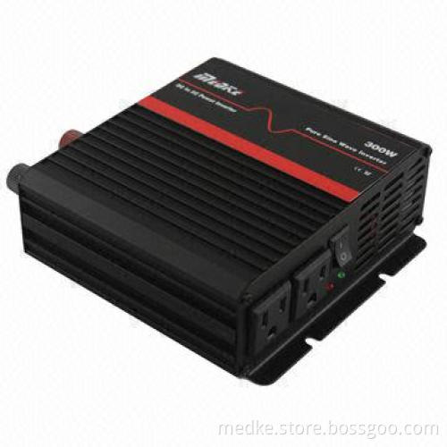 300W/12V DC-120V AC Pure Sine Wave Inverter for Off Grid Solar Wind System, Sized 156 x 152 x 57mm